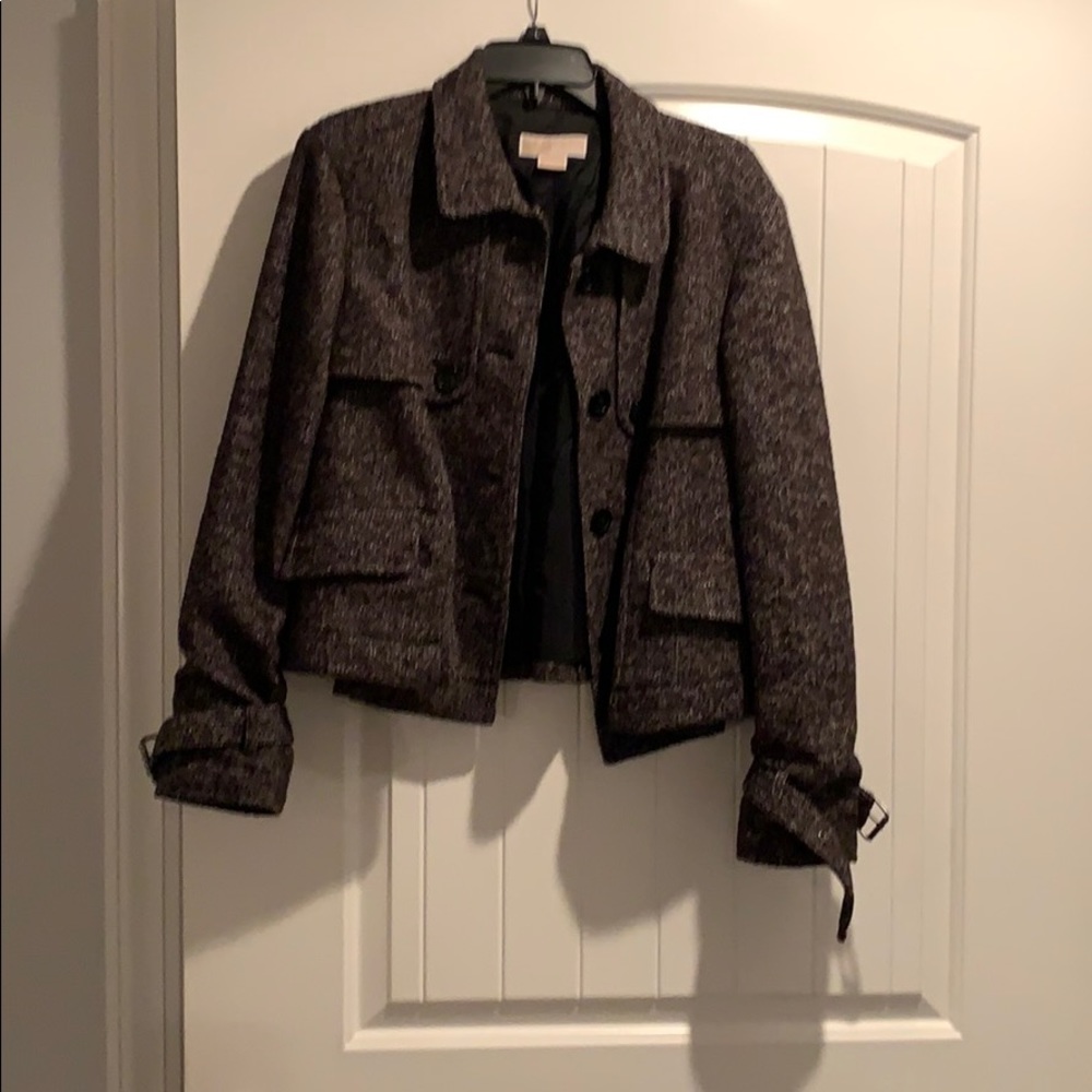 Tweed baby doll jacket
